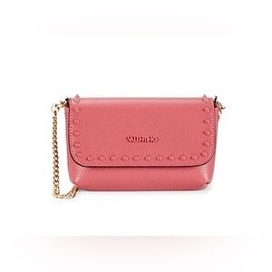 Valentino by Mario Valentino Lilou Pink Leather Chain Crossbody NWT —Pristine✨